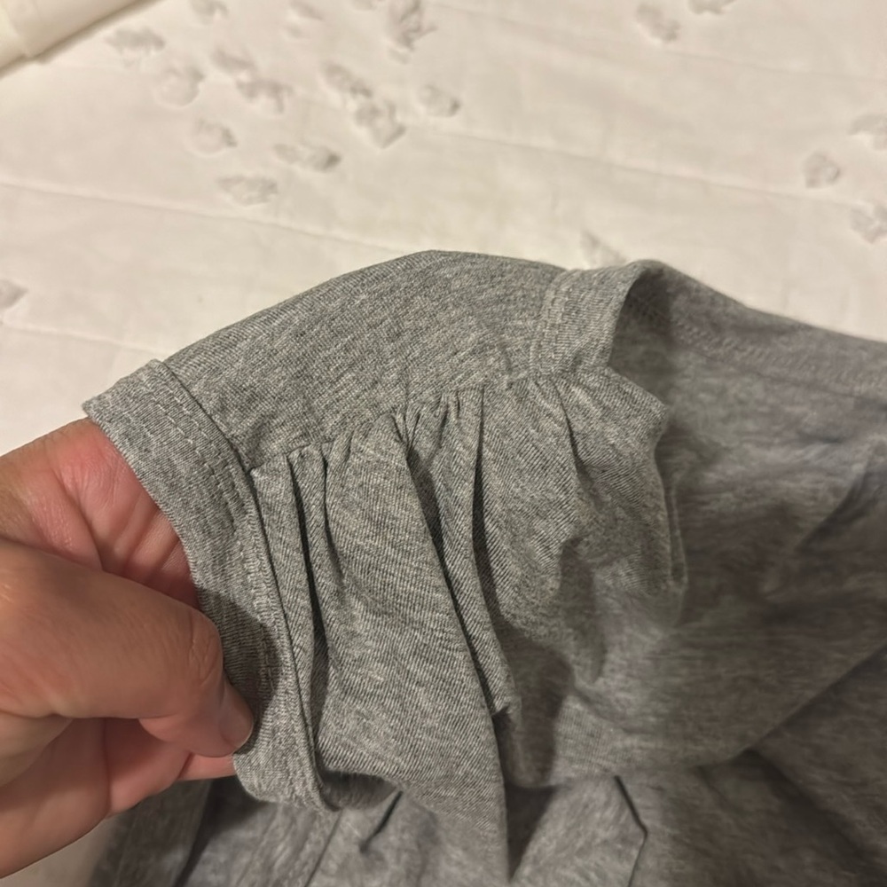 Gray cotton top - Picture 3 of 3